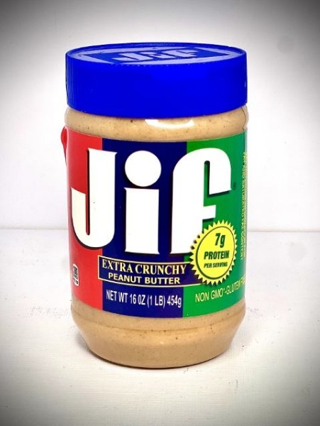 کره بادام زمینی جیف همراه با تیکه های بادام زمینی 454 گرم – Jif extra crunchy