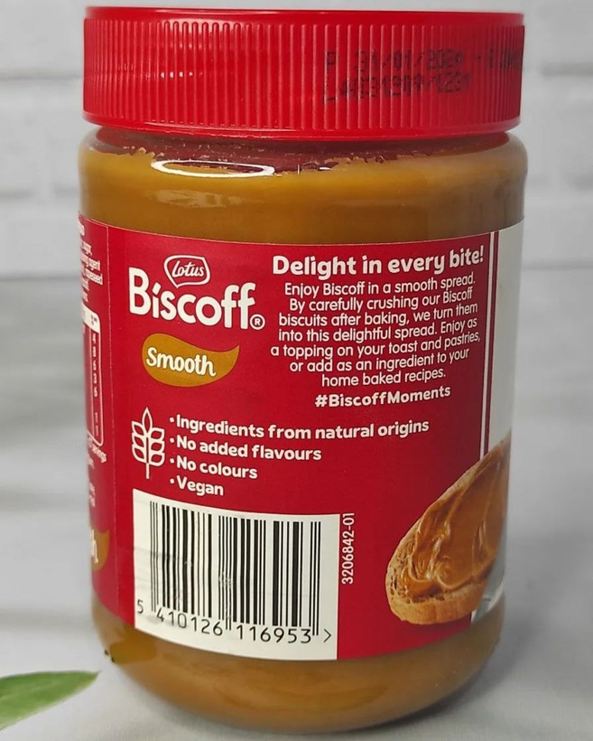 کره بیسکوییت لوتوس اسموث وزن ۴۰۰ گرم Smooth