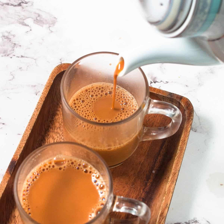 پودر چای کرک اصلی با طعم زعفران وزن 1 کیلوگرم تولک