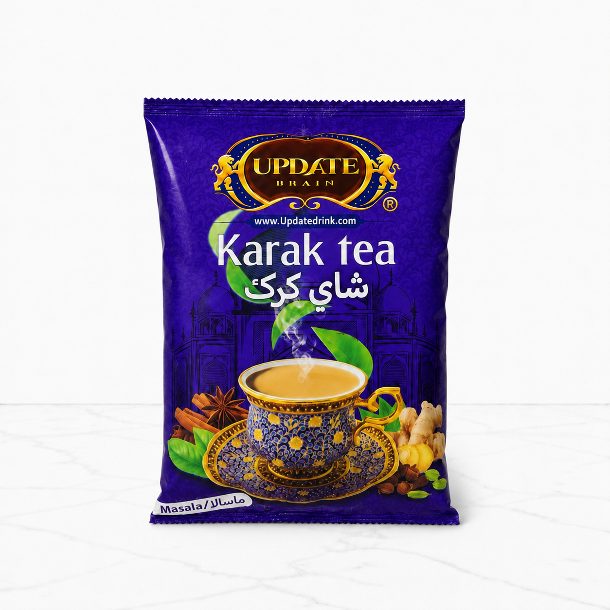چای کرک طعم ماسالا آپدیت وزن یک کیلوگرم بسته بندی آبی