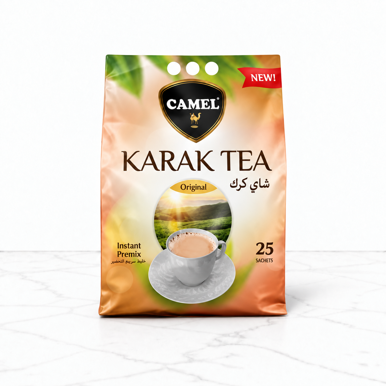 شیر چایی کرک اورجینال ۲۵ عددی ۵۰۰ گرمی کمل Camel