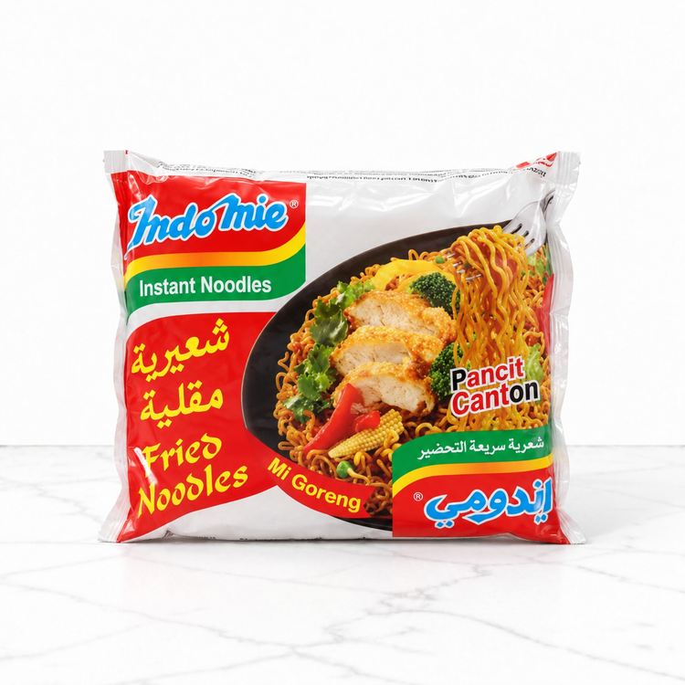نودل فوری گوشت اندومی با طعم رشته سرخ شده بسته ۵ عددی ۴۰۰ گرم