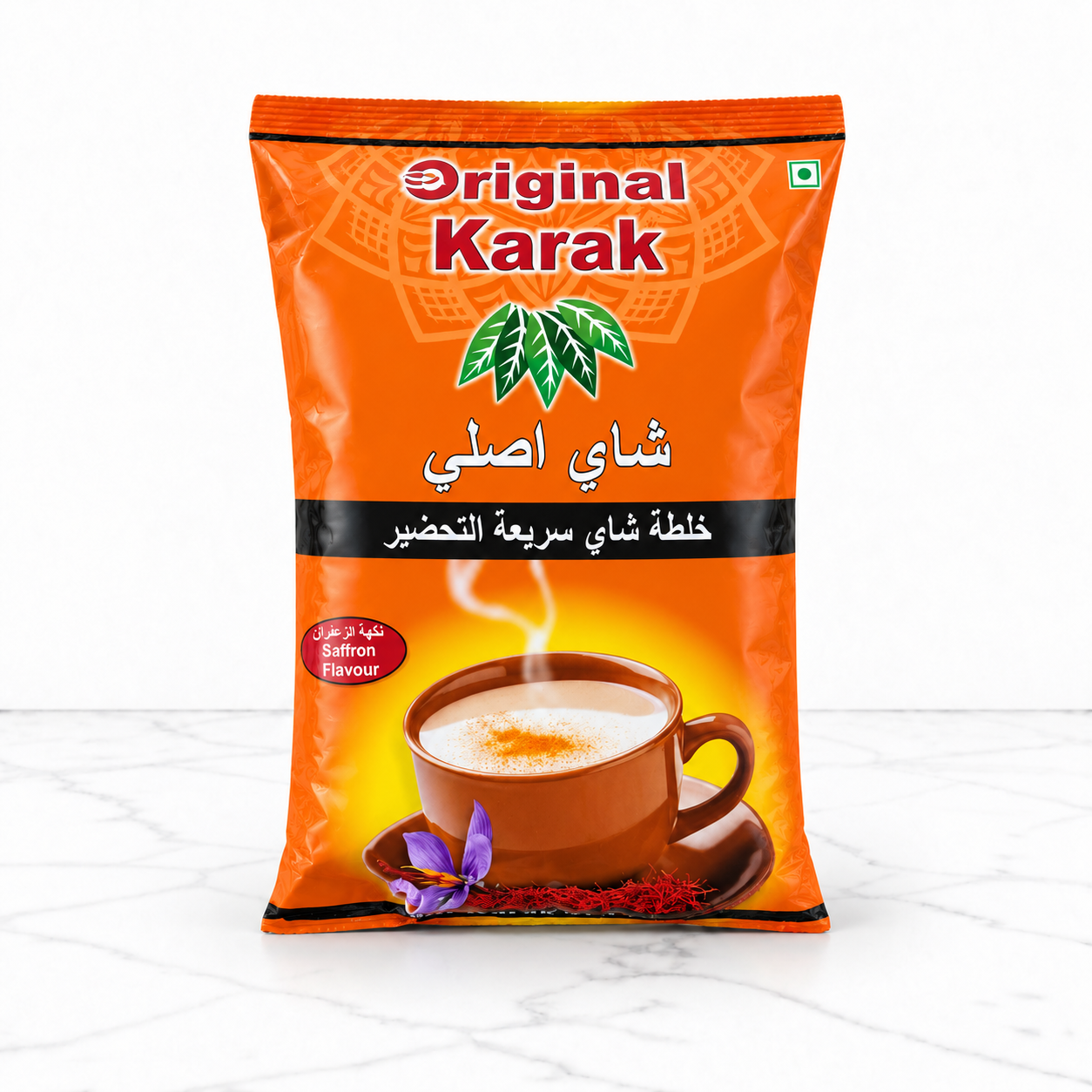 پودر چای کرک فوری با طعم زعفران | ۱ کیلوگرم